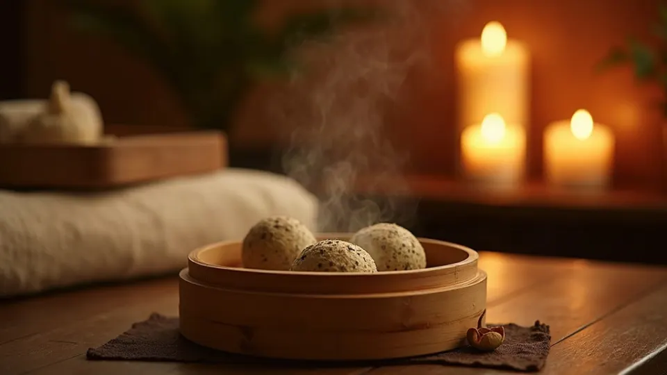 Thai herbal compress