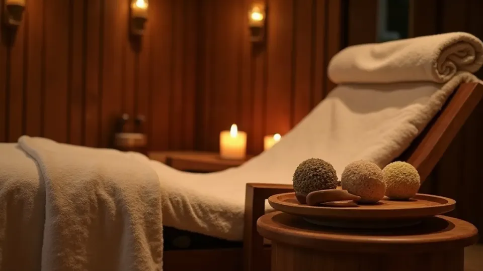 Foot, back and shoulder massage