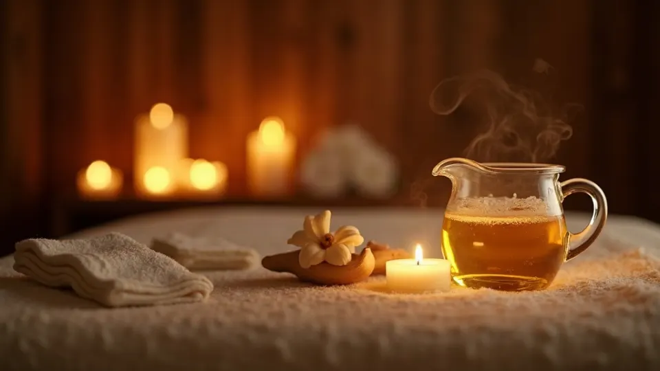 Hot oil massage